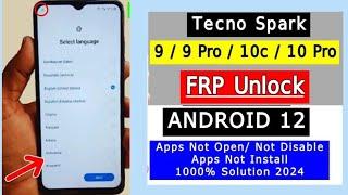 tecno Spark 9 10 frp bypass Google account new method | tecno android 12 13 frp unlock without pc