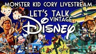 Let's Talk Vintage Disney! Monster Kid Cory Livestream