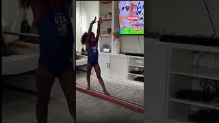 Watch this 5-year-old gymnast's moves inspired by Team USA