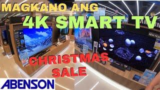 MAGKANO ANG 4K SMART GOOGLE TV SA ABENSON APPLIANCES