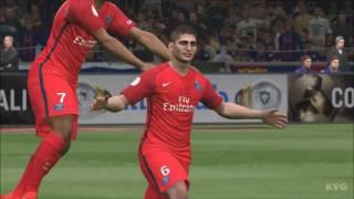 PES 2017 - FC Barcelona vs PSG | Gameplay (PC HD) [1080p60FPS]