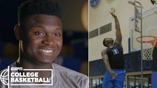 Zion Williamson's incredible vertical leap makes highlight dunks possible | College Basketball