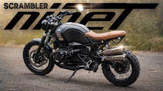 BMW R NINET SCRAMBLER BUILD | All Black R9T - BMW Motorrad Custombuild by Himora