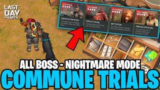 FIGHT ALL BOSSES IN COMMUNE TRIALS EVENT! EASILY NIGHTMARE MODE - Last Day on Earth: Survival