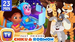 Fact Friends Chiku & Robmon   The Jungle Dance Party + More Fun Facts Videos For Kids by ChuChu TV