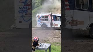 I literally cut a truck in half with a machine gun                   Columbia War Machine
