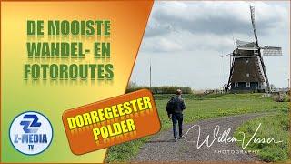 De mooiste wandel-  en fotoroutes: Dorregeesterpolder Uitgeest (4k)