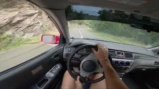 Mitsubishi Lancer Evo 8 || Hillclimb Rally Stage [POV]