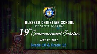 GRADE 10 & 12 VIRTUAL COMPLETION / GRADUATION 2021