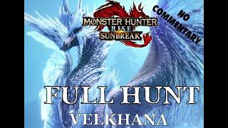 Monster Hunter Rise: Sunbreak - Velkhana hunt (no commentary)