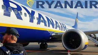 BRAND NEW AIRCRAFT!!! Ryanair Boeing 737 MAX 8-200 London Stansted to Billund, Denmark