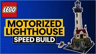 Lego Motorized Lighthouse 21335 - Lego Speed Build - Lego Lady 2023