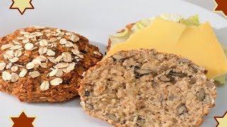 Gesunde Haferflockenbrötchen, einfach purer Genuß! Healthy oatmeal buns