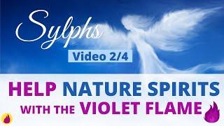 How to Help Nature Spirits (Elementals) with the Violet Flame! Video 2/4 – Sylphs