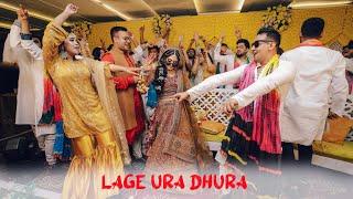 Lage Ura dhura Bridal Entry | Best Bride Entry performance | Holud Dance | Colour`s Diary