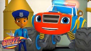 Police Car Blaze Rescues Puppies using STEM!  | Blaze and the Monster Machines