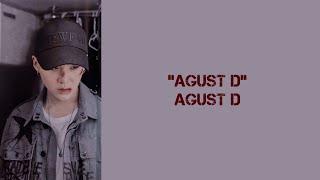 “Agust D” Agust D. Russian subtitles. Перевод на русский