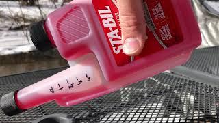 How to use Fuel Stabilizer | Winterize | Motorcycle or any Gas Engine