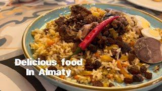 الأكل اللذيذ في ألماتي كازاخستان delicious food in Almaty Kazakhstan