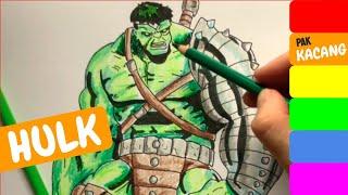 PLANET HULK! How to draw Hulk from the Avengers /// Pak Kacang