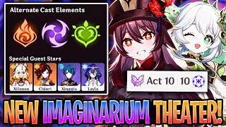 This New Imaginarium Theater VISIONARY Mode Is INSANE Now | Pyro Electro Dendro | Genshin Impact