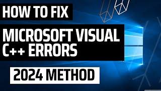 Fix Microsoft Visual C++ Runtime Library Errors in 2024