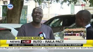 Mixed reactions Nakuru as residents react to Ruto-Raila pact