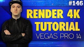 Vegas Pro 14: How To Render In 4K Resolution - Tutorial #146