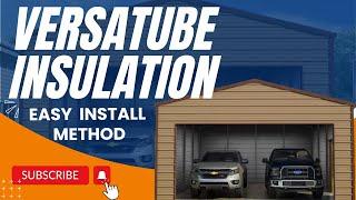 VersaTube® Metal Building Insulation New or Existing #metalbuildings