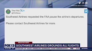 Southwest Airlines says 'intermittent technology issues' grounds nearly 800 flights