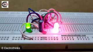 LED Flip Flop with 555 Timer