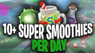 How to get 10+ Super Smoothies PER DAY | Bee Swarm Simulator