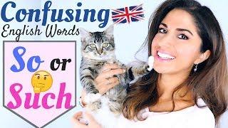 How To Use So & Such - English Grammar Lesson | Confusing English Words