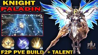 MU ORIGIN 3 -  PALADIN DISCIPLINE KNIGHT | SKILLS TALENTS BUILD COMBO F2 | MenchDrey