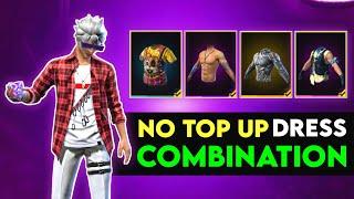 Top 10 No Top Up Dress Combination | Best Dress Combination | Free Fire Dress Combination