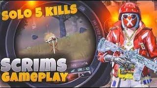 SOLO 5 KILLS IN SCRIMS | BGMI COMPETITIVE GAMEPLAY | ARINDAM GAMING