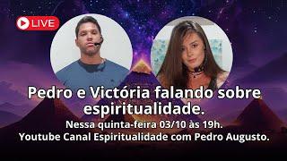 Live com Pedro e Victória falando sobre espiritualidade.