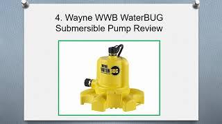 ⭐ Top 10 Best Portable Sump Pumps in 2020 ⭐