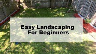 Landscaping for beginners, DIY flower beds, step by step instruction