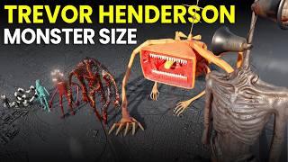 Trevor Henderson Size Comparison | SIREN HEAD Vs BEHEMOTH