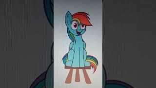 Oh Look a Shoe!  #shorts #mlpfim #mlp #rainbowdash #twilightsparkle