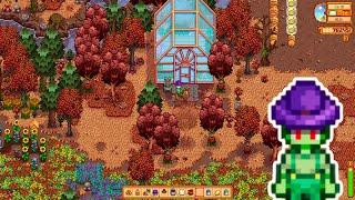 Луговая ферма, год 1 день 73-76: лошадь Афоня, обустраиваем теплицу | Stardew Valley