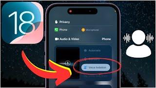 How To Turn On Voice Isolation iPhone (iOS 18)