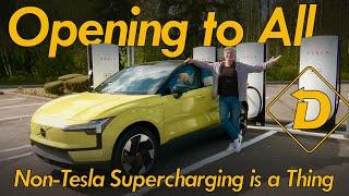 The Tesla Supercharger Network is Opening to All EVs. Here’s How it Works.