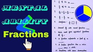  Mental ability questions | Fractions for grade 4 | Types of fractions