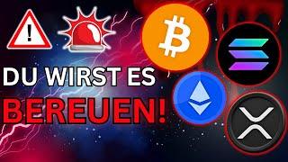 KRYPTO: Endlich BODEN Erreicht Oder RIESIGER CRASH?! Das Ist JETZT Bei Bitcoin & Co Zu TUN!