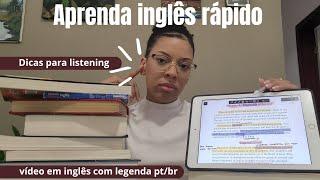 Como APRENDER INGLÊS SOZINHO DE GRAÇA | listening (em inglês com legenda br/pt)