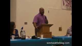 Former Husky Greg Lewis at Seattle Lutheran
