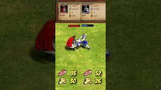 Elite Teutonic Knight vs Elite Huskarl (AoE2) #Shorts