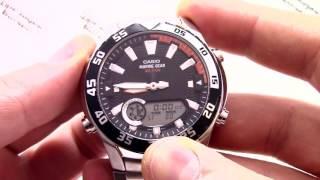 Часы Casio Outgear AMW-710D-1A [AMW-710D-1AVEF] - Инструкция, как настроить от PresidentWatches.Ru